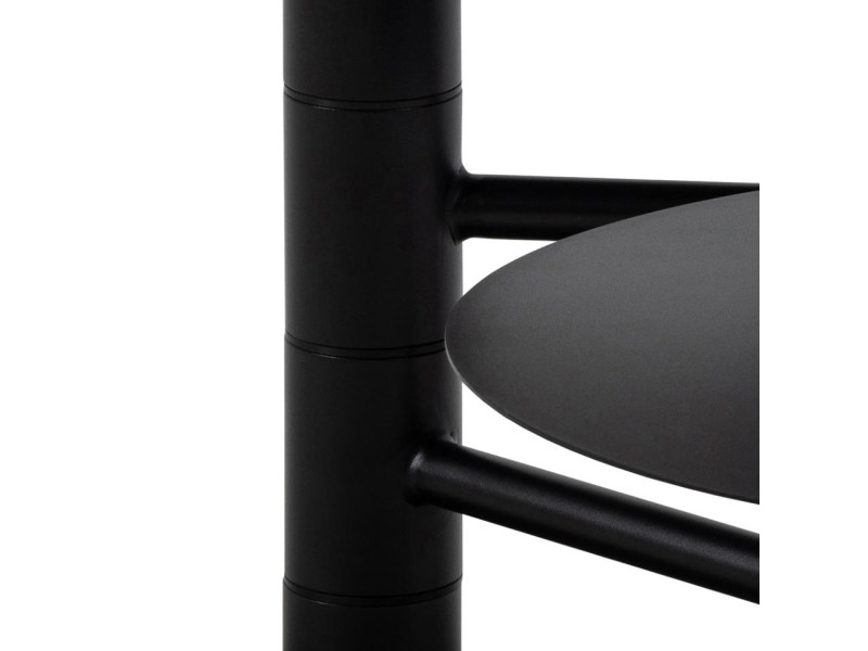 Stolik kawowy Lahti biały marmur/ czarny - ACTONA